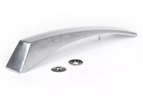Mudguard crest -OEM QUALITY- Vespa Rally200, TS125 (VNL3T), GT/GTR125 (127358-), Sprint (172651-), V50 Special - Aluminium