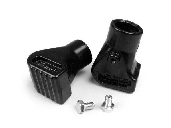 Piedini cavalletto -VESPA Ø= 22mm- Vespa PX, Cosa, T5 125cc, PK S, PK XL - Alluminio nero