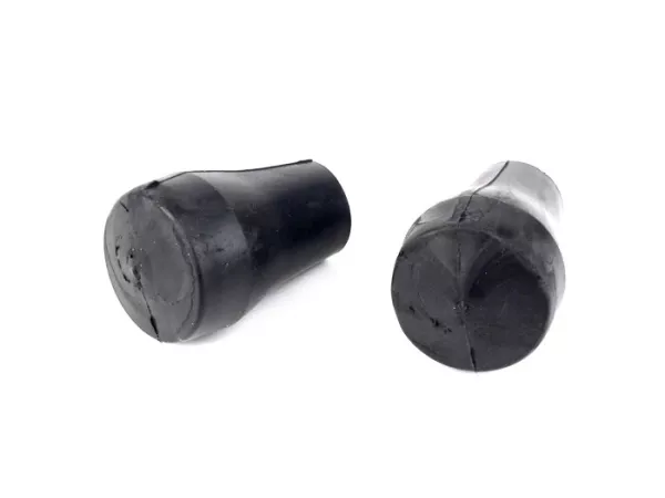 Center stand rubbers -OEM QUALITY Ø=22mm- Vespa PX, Cosa, Cosa, T5 125cc, PK - black