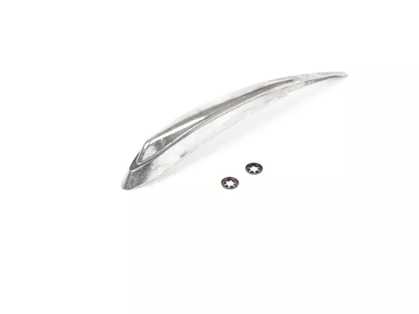 Mudguard crest -OEM QUALITY- Vespa Rally180 (VSD1T), Sprint (-172650), GT/GTR125 (-127357), GL150 (VLA1T), GS160 / GS4 (VSB1T), 180 SS - aluminium