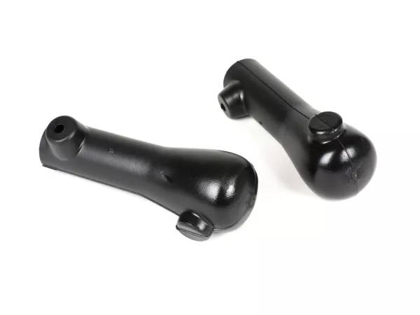 Standvoeten -OEM KWALITEIT, Ø= 18mm- Vespa VESPA 125 VNA1T tot VNA2T, VNB2T, VBA1T, VBB1T - Zwart