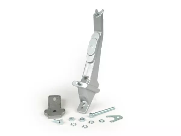 Reservewielhouder vooraan -OEM KWALITEIT- Vespa 125-150 ccm Largeframe (tot 1976, modellen met 10 inch), V50 Speciaal (V5A2T, - vanaf 1971), V50 Speciaal Elestart (V5A3T - vanaf 1971)