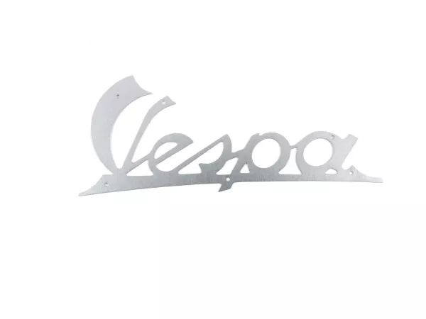 Badge legshield -OEM QUALITY- Vespa - Vespa (till 1957, nicht GS) - Silver