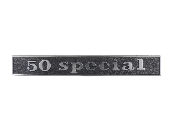 Achterframe belettering -OEM KWALITEIT- Vespa 50 Special (rechthoek) - Vespa 50 Special (vanaf 1969)