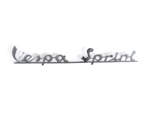 Badge frame rear -OEM QUALITY- Vespa Sprint - Vespa Sprint (since 1965)
