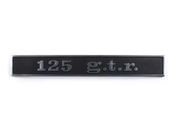 Badge frame rear -OEM QUALITY- Vespa 125 g.t.r. (rectanGL150 (VLA1T)e) - Vespa GTR125 (since 1969)