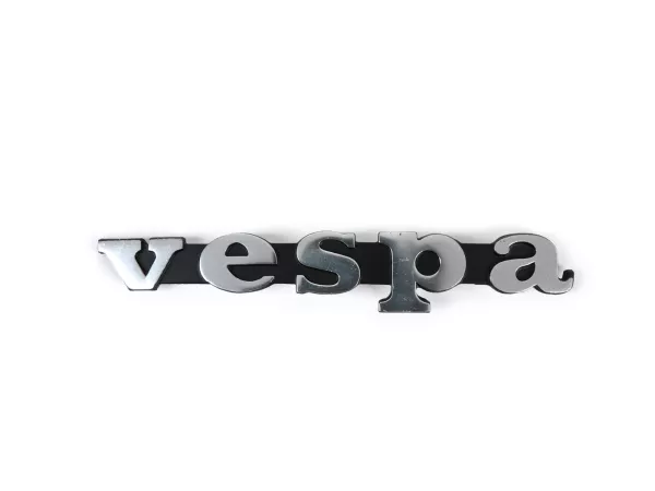 Schriftzug Beinschild -OEM QUALITÄT- Vespa - Vespa PV125 (ab Bj. 1968), Vespa Rally200 (ab Bj. 1976), Vespa TS, Vespa V50 Special, Vespa PX (Bj. 1977-1983)