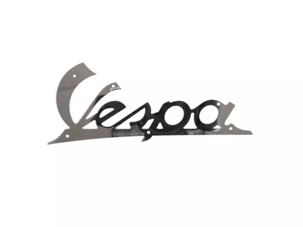 Badge legshield -OEM QUALITY- Vespa - Vespa (1946-54) - Chrome