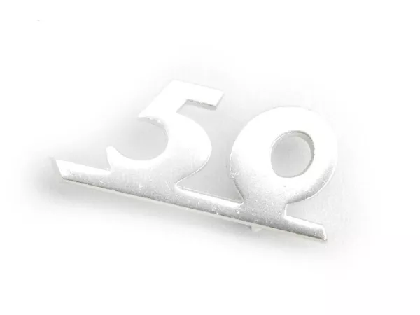 Badge de tablier -QUALITÉ OEM- Vespa 50 - Vespa 50 Special (depuis 1969), Vespa 50 Elestart (depuis 1969)