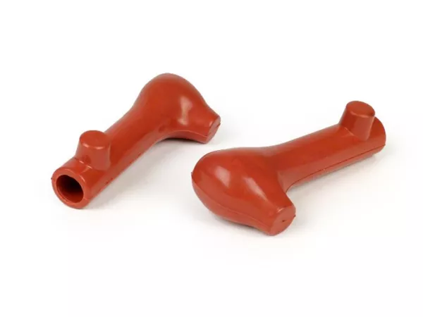 Stand feed rubber-OEM QUALITY- Ø 15mm - Vespa Wideframe VM, VN, VB, VL, GS150 / GS3 VS1-VS5 - red