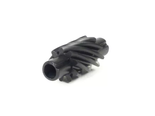 Speedo worm -BGM ORIGINELE- Vespa 9 tanden, l= 31mm, 2,7mm vierkant, zwart (gebruikt in Vespa V50, 50N, 50L, 50R (V5A1T, 9 inch banden)