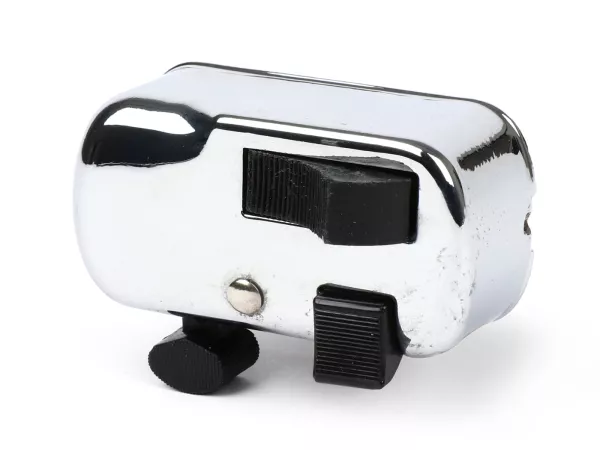 Interruptor de luces -SIEM/GRABOR (NOS) modelos con batería- Vespa VNA1T a VNA2T (DE - T1/125), VNB1T a VNB6T (DE - T2/125), VGLA/B (DE - T4/150), VGL1T (ACMA), VGL1T (DK - Touring), VB1T, VBA1T - sin interruptor de corte, interruptor de luces sólo funció