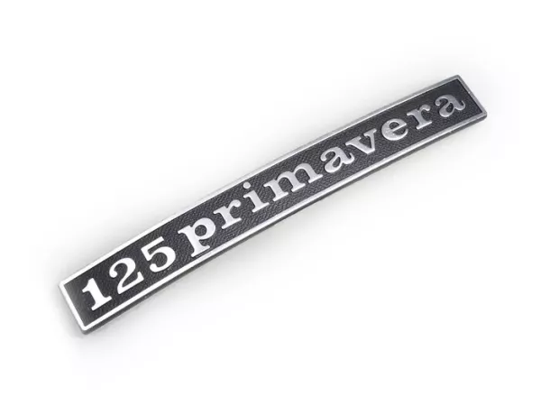 Achterframe belettering -OEM KWALITEIT- Vespa 125 Primavera (rechthoek) - Vespa PV125 (vanaf 1968)
