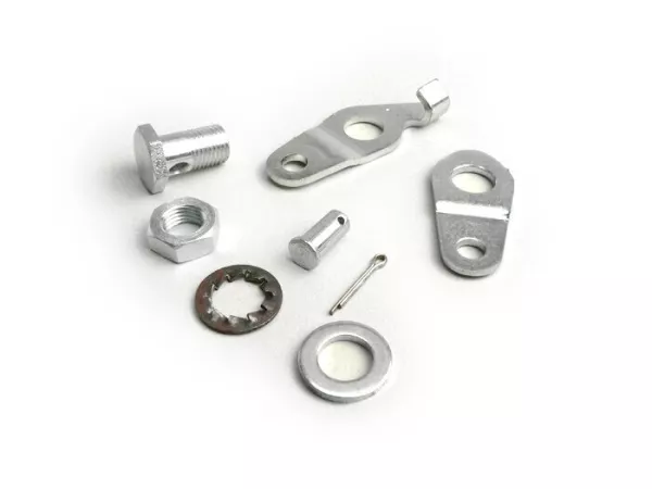 Spännplåtssats bakbroms -PIAGGIO- Vespa V50, V90, 50N, PV125, ET3, SS50, SS90, PK S, PK XL1, PK XL2, ETS, PX,VNA, VNB, VBA, VBB, Super, GL150 (VLA1T), GT125 (VNL2T), GTR125 (VNL2T), TS125 (VNL3T), Sprint150 (VLB1T), Vespa Rally180 (VSD1T), Vespa