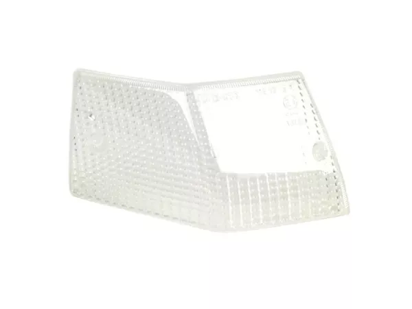 Indicatieglas -SIEM- Vespa PX80, PX125, PX150, PX200, T5 125cc achter links - wit