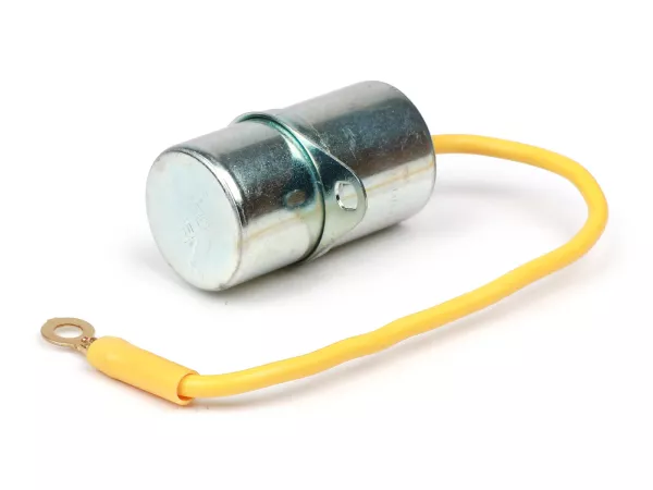 Capacitor -EFFE Ø=20mm, h=34,7mm, µF 0,34, 1-wire- Vespa Wideframe VM, VN, VL, GS 150 / GS3 (VS1T-VS5T)
