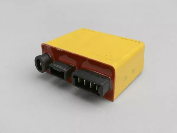 Bloc CDI -PIAGGIO- Vespa ET4 (ZAPM0400 - pour modèles sans anti-démarrage ou pour supprimer l’anti-démarrage), Piaggio Sfera 125 RST (ZAPM01000), Liberty 125 (ZAPM011000), Hexagon 125 4T (ZAPM15000), Aprilia Mojito Retro 125 (ZD4PM - moteur Piaggio)