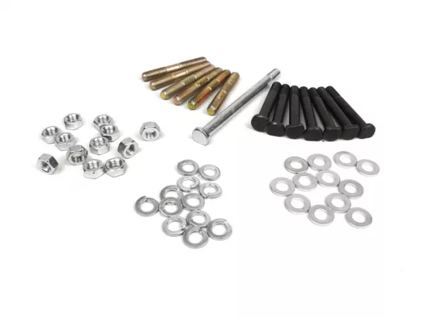 Jeu axes moteur - vis de carter moteur -PIAGGIO- Vespa PX (-1984), Rally180 (VSD1T), Rally200 (VSE1T), Sprint150 (VLB1T), TS125 (VNL3T), GT125 (VNL2T), GTR125 (VNL2T), GL150 (VLA1T), Super, VNA, VNB, VBA, VBB