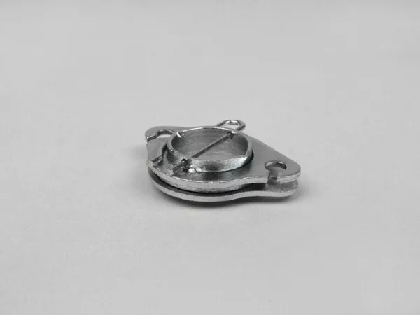Katrol kabel pemindah gigi -IMPOR- Vespa V50, V90, SS50, SS90, PV125, ET3, Rally180 (VSD1T), Rally200 (VSE1T), Sprint150 (VLB1T), TS125 (VNL3T), GT125 (VNL2T), GTR125 (VNL2T), SS180 (VSC1T) - Ø = 24mm