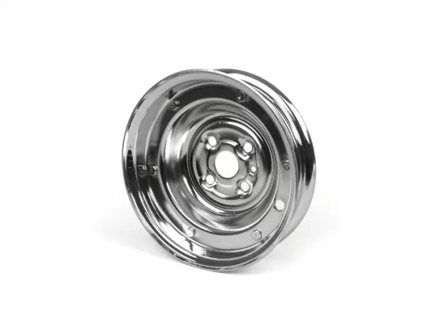 Roda -VESPA 1,80-9 inci baja - Vespa (Tipe V50 9 inci - 4 lubang di dalam) - Chrome