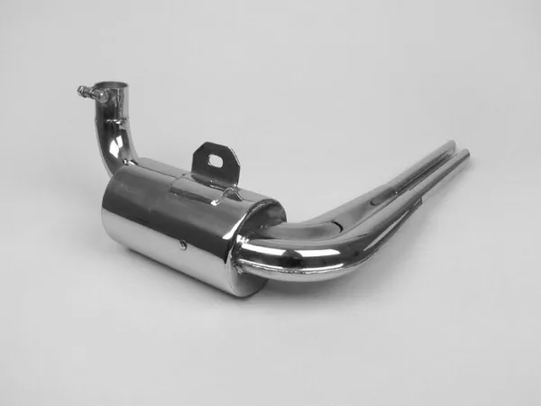 Uitlaat -replica roestvrij staal- Vespa VNA, VNB, VBA, VBB, Super - alleen voor 8 inch banden