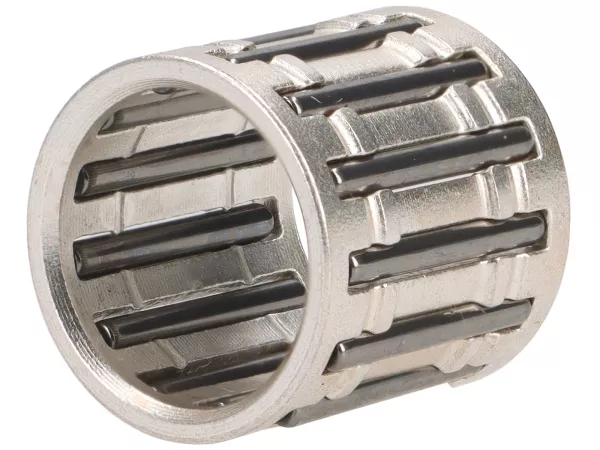 Drijfstanglager -ITALKIT (12x15x15mm)- Peugeot 50 cc (verticale cilinder), Derbi Senda, Minarelli AM6 - zilverkleurige kooi
