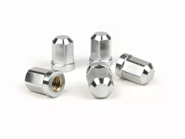 Dopmoerset voor velg tubeless -M8 met 14mm kraag- type FA Italia - SW=12mm, chroom