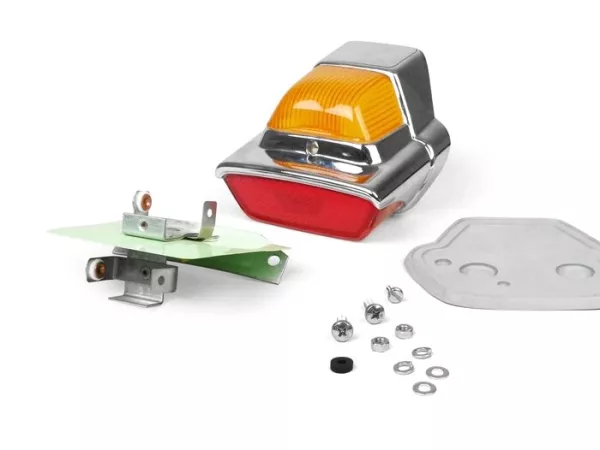 Achterlicht -OEM KWALITEIT, Hella Repro- Vespa GS160 (GS4, VSB1/2 - Duitse modellen), Vespa GL 150 (VLA1T - Duitse modellen)