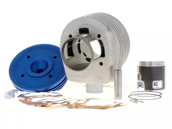 Cylinder -PARMAKIT TSV09 'Puffo' 177 ccm 3 Ports, 57mm stroke, tripple exhaust port- Vespa PX125, PX150, Cosa125, Cosa150, LML Star 125/150, Stella 125/150