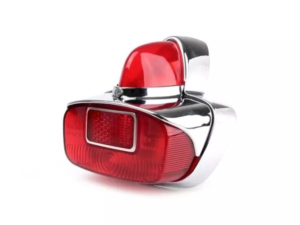 Achterlicht -SIEM- Vespa Largeframe VNB1-5, VBA1T (110486-), VBB1T, VBB2T, GL150 (VGLA1T, 25241-), GS160 (VSB1T), Wideframe GS150, (VS5T, 87590-) - verchroomd