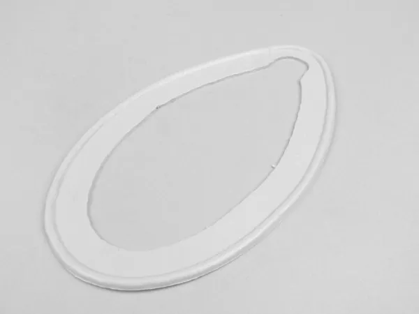Afdichtrubber koplampbehuizing/ spatbord -PREMIUM- Vespa Wideframe V15T, V30T, V33T - lichtgrijs (RAL 7035)