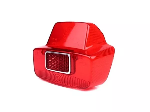 Taillight lens -SIEM- Vespa vintage large - Vespa 125 VNB (VNB6T), GL (VLA1T), Sprint (VLB1T till no. 025478), SS180 (VSC1T till no. 0018000) - red