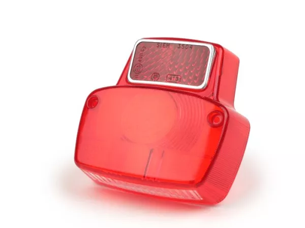 Kaca lampu belakang -SIEM- Vespa Antik kecil - Merah
