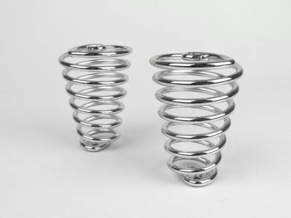 Set pegas sadel -KUALITAS OEM- Vespa V30, V33 - Chrome