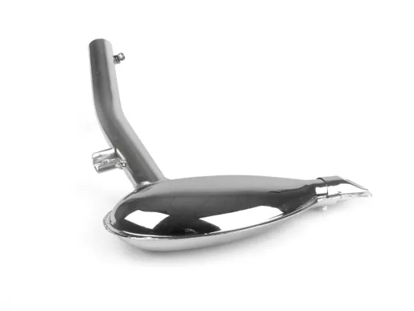 Escape - CALIDAD OEM, duckbill- Vespa Wideframe V13, V15, ACMA, Douglas, Hoffmann - Cromado