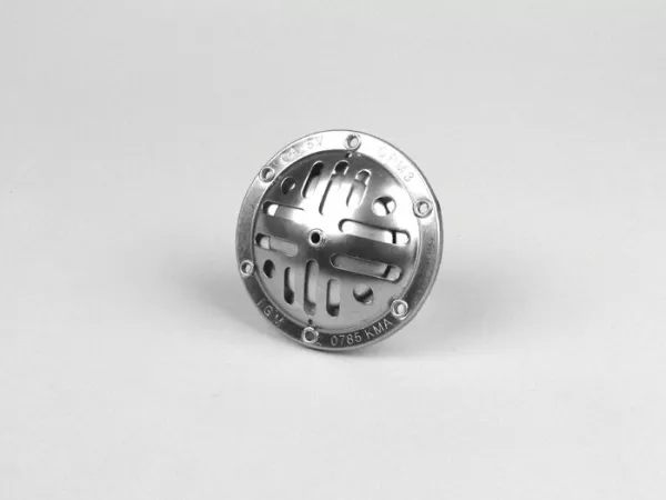 Horn -OEM QUALITY 6V AC- Vespa V50, V90, PV125, GT125 (VNL2T), GTR125 (VNL2T), TS125 (VNL3T), Sprint (Italian models), Rally180 (VSD1T), Rally200 (VSE1T) (Italian models)