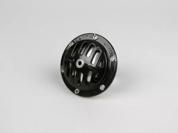 Horn -BACHEL 6V AC, Ø72mm- Vespa VNB2T till VNB3T (models w/o battery) - Flat pin plug FEMALE