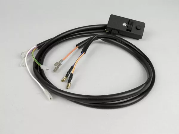 Lichtschakelaar -GRABOR- Vespa PX80, PX125, PX150, PX200 (1978-1983) - 9 kabels (12V modellen met richtingaanwijzers, zonder batterij)
