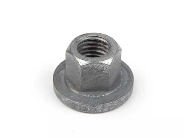 Flywheel nut M11 x 1.50 collar Ø=24mm h=3mm WS=14 -OEM QUALITY- Vespa Wideframe VM, VB, VL, VNA, VBA, GS150 / GS3, GL