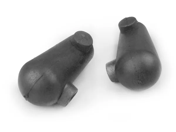 Stand feed rubber -PIAGGIO Ø= 20mm- V50-90, PV125, ET3 - black