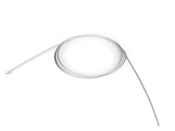Universele binnenkabel -Ø=1,6mm x 1750mm, nippel Ø=5,5mm x 7mm- gebruikt als schakelkabel - gedraaid