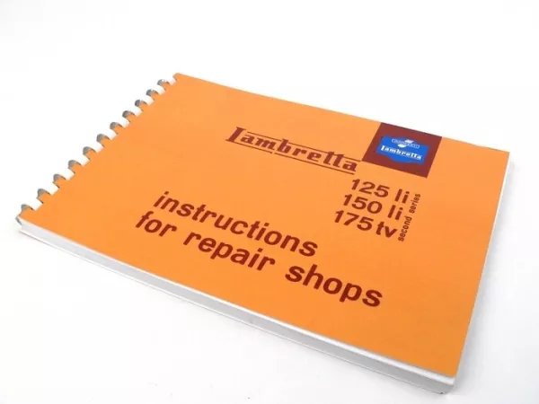 Workshop manual -LAMBRETTA- LI (Series 2-3), LIS, SX, TV (Series 2-3), DL