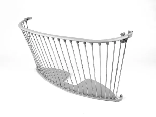 Luggage basket -OEM QUALITY- Vespa V50, PV125, ET3 - round, narrow