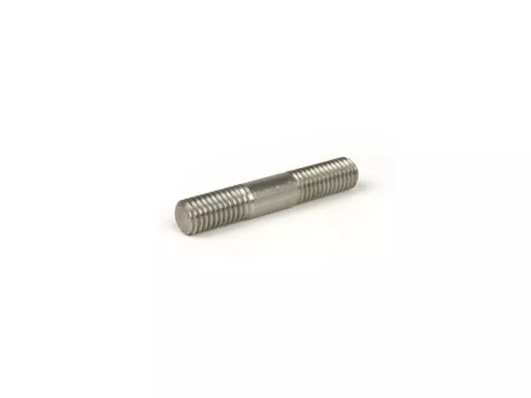 Tornillo prisionero -M8 x 47mm- 18-14-15mm (usado para soporte de escape / tapa motor Lambretta LI (series 2-3), LIS, SX, TV (series 2-3), DL, GP - acero inoxidable