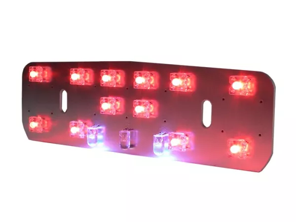 Tail light -BGM PRO LED- LAMBRETTA reflector only- LI (1st series, 2nd series, -1960), TV (1st series, 2nd series, -1960) - 12V