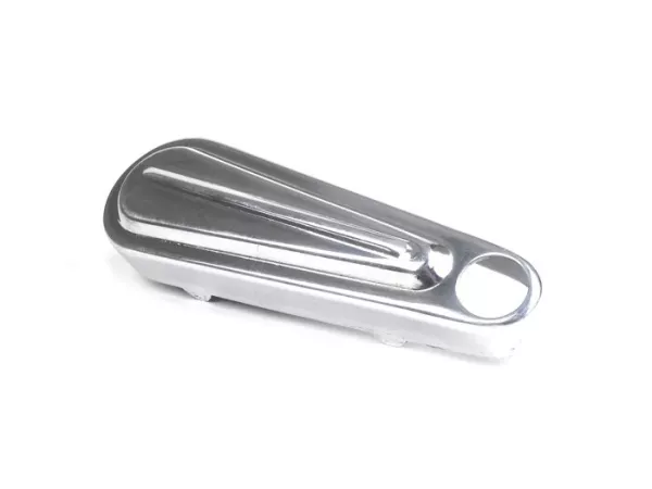 Penutup swingarm -KUALITAS OEM- Vespa 1954-64 - dengan lubang dan palang - krom