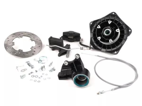 Disc brake set -GRIMECA Classic NT Ø=20mm- Vespa PX (since 1982), T5 125cc, PK XL - semi hydraulic - schwarz