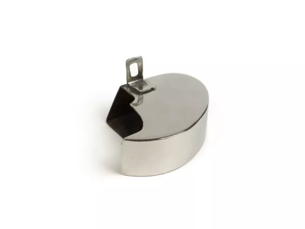 Gear selector box cover -IMPORT- Vespa Wideframe V1, V15, V30, V33, VM, VN, VB, VL - stainless steel