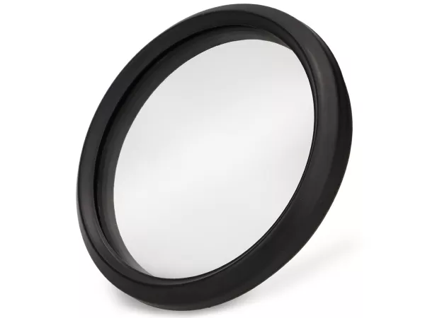 Speedo glas set -ZANGHERATTI- Vespa Ø=85mm - PX alt (till 1984) - black speedometer ring