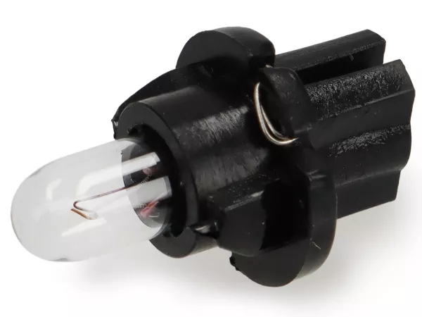 Birne mit Fassung -PIAGGIO- W2x4,6d - 12V, 1,2W - Kontrollleuchte Tachometer